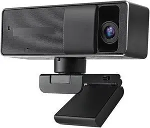 TOALLIN 2K AI Webcam for Streaming, AI Auto-Tracking via Gesture Recognition & Control, 2X Zoom ePTZ Webcam for Video Conferencing, Live Streaming and Video Calls