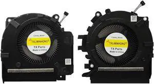 TXLIMINHONG New Compatible CPU and GPU Cooling Fan for HP Envy 15-EP TPN-Q237 M04776-001 M04777-001 ND85C25-19J12 ND85C24-19J11 DC12V 0.5A
