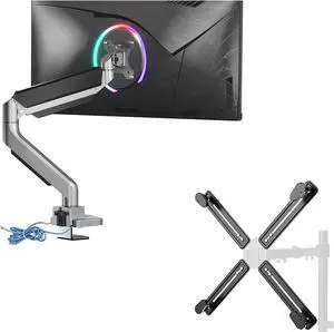 WALI Bundle - 2 Items: Single Mount Arm and Mount Bracket Adapte