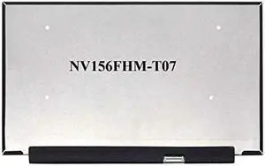 wzqrps 15.6" NV156FHM-T07 V8.1 V8.3 V8.4 Replacement Laptop FHD 40 pin Led LCD IPS Touch Screen Display Panel
