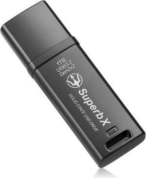 TRIDENITE Portable SSD 1TB Solid State USB Drive, USB 3.2 Gen2x2 SuperSpeed+, UASP Compatible, SuperbX Metal Body Protection. Ultra Speeds up to 1000MB/s Read, 800MB/s Write