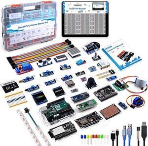 GeeekPi Ultimate Starter Kit Comes with Raspberry Pi Pico w, UNO R3, Mega2560, ESP32-WROVER, ESP8266 Sensor Board Module for Raspberry Pi Beginners & Software Engineer, MicroPython Programming