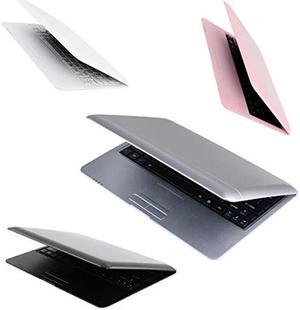 Goldengulf 10.1 Inch Portable 8GB Computer Laptop PC Quad Core Android 6.0 Mini Netbook Slim and Lightweight Notebook Webcam Netflix YouTube Google Player Flash (Silver)