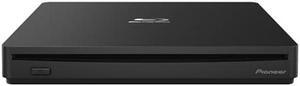 PIONEER External Blu-ray Drive BDR-XS07UHD@6X Slot Loading Portable with a Matte-Black Body USB 3.2 Gen1(3.0) BD/DVD/CD Writer. Firmware 2023 (Version: 1.03 and up). Cyberlink Software Included