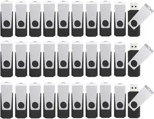 1GB Flash Drives 100 Pack, Wooolken USB 2.0 Thumb Drive with Lanyards Bulk USB Drive Pen Drives for Weddings,Office, School, Data Storage Backup