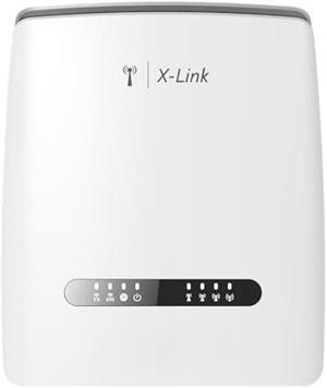 X-Link AX3000 Dual Band WiFi 6,4G LTE CAT12 Router with Unlocked SIM Card Slot, 3000Mbps Mesh WiFi, Qualcomm SDx12 Chipset(White)