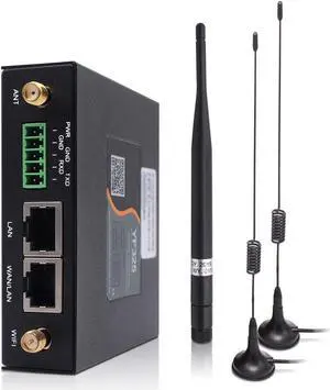 4G VPN Router, Industrial 4G LTE WiFi Router 3G/4G Yeacomm YF325 Wireless Modem Router Unlocked with Dual Sim Card Slot,B2/4/5/12/13/17/66/71 US Full Frequency Band Supported