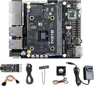 LicheePi 4A Linux RISC-V Single Board Computer, 64bit LPDDR4X 16GB IoT Development Board, TH1520 C910x4 2.0GHz CPU 4TOPS NPU, Dual Gigabit Ethernet for Mini PC Desktop, Support Android Debian