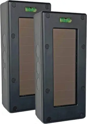 Dakota Alert SBB-4000 Solar Break Beam Driveway Alarm Sensor - Long Range, Outdoor, Weatherproof, Up to 1 Mile Wireless Range - Compatible with Any Dakota Alert 4000 Series Receivers