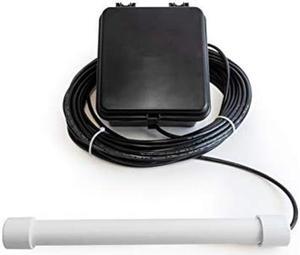 Dakota Alert Driveway Alarm Sensor - DCPT-4000 Driveway Alarms Wireless Outside Weatherproof Vehicle Sensor, 1 Mile Long Range Sensors, Vehicle Detecting Probe Transmitter & 50' Direct Burial Cable