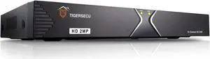 TIGERSECU Super HD 1080P 16-Channel Hybrid 4-in-1 DVR Security Recorder Without Hard Drive, for 2MP TVI/AHD/CVI/Analog Cameras (Cameras and Hard Drive Not Included)