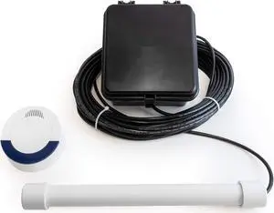 Dakota Alert Wireless Driveway Alarm System DCPA-4000 One Mile Wireless Range, DCR-4000 Receiver & DCPT-4000 Vehicle Detecting Probe Transmitter with Direct Burial Cable | Outdoor Vehicle Sensor Alarm