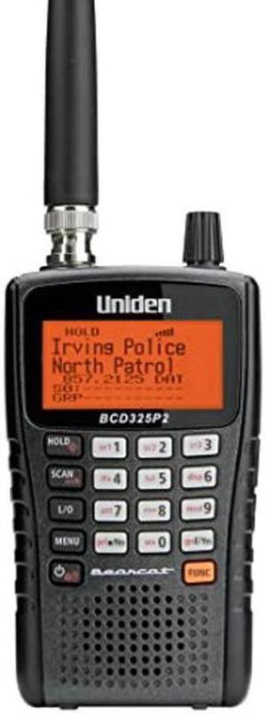 Uniden BCD325P2 Handheld TrunkTracker V Scanner. 25,000 Dynamically Allocated Channels. Close Call RF Capture Technology. Location-Based Scanning and S.A.M.E. Weather Alert. Compact Size.