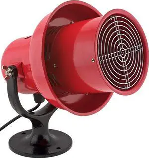Vixen Horns Very Loud dB Long-Range Industrial Electric Motor Driven Alarm/Siren (Air Raid) 120V VXS-8100