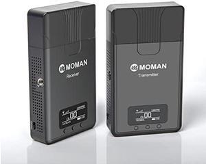 Wireless Video Transmission System, MOMAN Matrix 600S, SDI and HDMI Transmitter and Receiver for Blackmagic BMPCC Camera Atomos Ninja v with 600ft Range, Inbuilt Antennas Zero Noise, 0.08s Latency