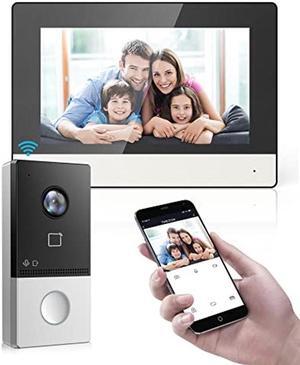 DS-KIS603-P HIK IP Video Intercom Kit Door Phone/Bell 7-inch Colorful TFT Screen 2MP HD Camera Built-in Microphone&Loudspeaker,Noise Suppression,Echo Cancellation,Two-Way Audio Communication