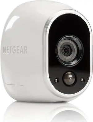 Arlo - Wireless Home Security | Night vision, Indoor/Outdoor, HD Video, Wall Mount | Includes Cloud Storage & Required Base Station | 1-Camera System (VMS3130)
