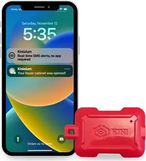 Kinisium Home Security System: Wireless Motion Sensor with Real-Time SMS Alerts, WiFi Enabled for Apartment, Home, and Renter; Smart Motion Detection, No app Required, Easy-to-Install & User-Friendly