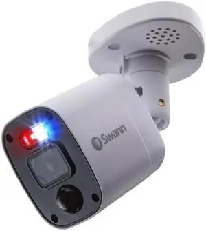 Swann Square Flashing Light 4K Replacement/add on Security Camera SWPRO-4KRQ Police Style Flashing Lights