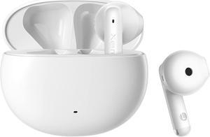 Edifier X2 Bluetooth Wireless Headphones Earbuds with Microphone, Lightweight Stereo in Ear Earphones 28H Playtime with Charging Case, White