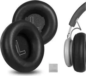 Geekria Elite Sheepskin Replacement Ear Pads for Bang & Olufsen Beoplay H4 Headphones Ear Cushions, Headset Earpads, Ear Cups Cover Repair Parts (Black)