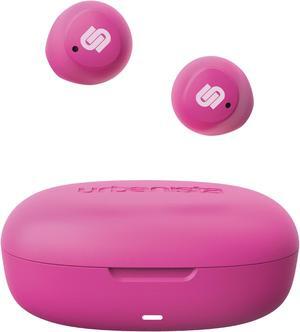 Urbanista Wireless Earbuds, Bluetooth 5.2 Enhanced Small Headphones, Touch Controls, 27 Hr Playtime, USB C Fast Charging Case, IPX Sweatproof Headphones for Running, Sports, Lisbon, Blush Pink
