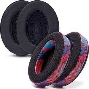 Comfort Style Pack 2 | WC Wicked Cushions Replacement Earpads for ATH M50X - Fits Audio Technica M40X / M50XBT / HyperX Cloud & Cloud 2 / SteelSeries Arctis 3/5 / 7 / 9X & Pro Wireless/Stealth 600