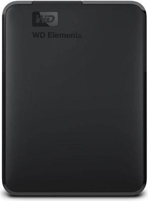 WD 2TB Elements Portable External Hard Drive for Windows, USB 3.2 Gen 1/USB 3.0 for PC & Mac, Plug and Play Ready - WDBU6Y0020BBK-WESN