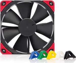 Noctua NF-F12 PWM chromax.Black.swap, Premium Quiet Fan, 4-Pin (120mm, Black)