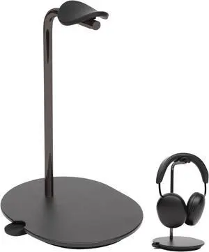 Sanus Sonos Ace Headphones Stand - Premium Stand w/Silicone Cradle Prevents Creasing & Built-in Cable Management w/Magnetic Clip for Fast Charging - Tool-Free Setup - Black Sonos Headphones Holder