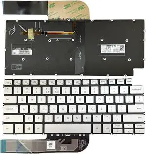 GinTai Laptops Keyboard Backlit US Replacement for Dell Inspiron 7490 7491 13 5390 5391 7391 14 5493 5498 / Vostro 5300 5301 5390 5391 5401 5402 5490 /Latitude 3301 3410 E3301 P114G P120G DP/N:06CDC0