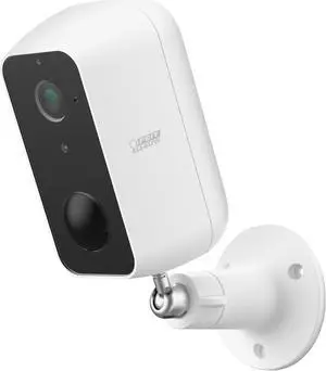 Feit Electric Smart Security Camera, 2.4GHz Wifi Smart Home Camera with Motion Detection, Night Vision, 2-Way Audio, 1080p HD Battery Powered, White, CAM/WM/WIFI/BAT