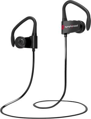 Symphonized Neckband Bluetooth Headphones - Wireless Sport Earbuds, Bluetooth Wireless Earbuds with Earhooks, Bluetooth Earbuds with Ear Hook, Running Earbuds, Neck Bluetooth Headphones Microphone