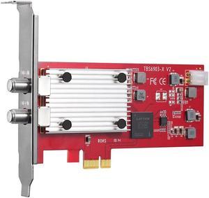 TBS6903X DVB-S2 S2X Professional Dual Tuner PCI Express Digital Satellite TV Card for Receive Special Stream Broadcasted with ACM, VCM, Multi Input Stream, 16APSK,32APSK and Generic Stream Mode