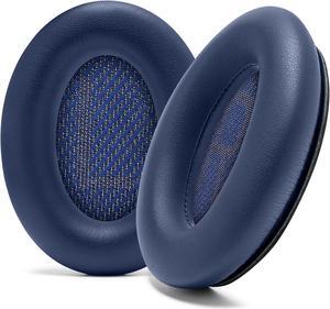 WC Wicked Cushions Extra Thick Replacement Ear Cushions for Bose QC45 (QuietComfort 45) Headphones | (Midnight Blue)