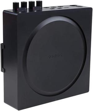 HIDEit Mounts S-Amp Wall Mount for Sonos Amp, Patented in 2021, Made in USA - Black Steel Mount for Sonos Wireless Amplifier, Speaker Amp Mounting Bracket