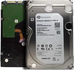 Seagate Exos 7E8 8TB Enterprise Capacity HDD - 7200 RPM, 256MB Cache, SATA III 6 Gb/s Interface, 3.5" Internal Hard Drive, Crypto Chia Mining - ST8000NM0055