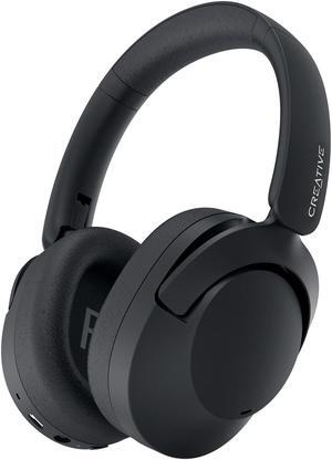 Creative Zen Hybrid 2 Wireless Over-ear Headphones, Up to 67 Hours (ANC off), Hybrid Active Noise Cancellation, Ambient Mode (Black)