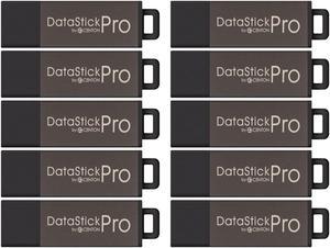 Centon DataStick Pro USB 2.0 Flash Drive 8GB x 25, Grey (S1-U2P1-8G25PK)