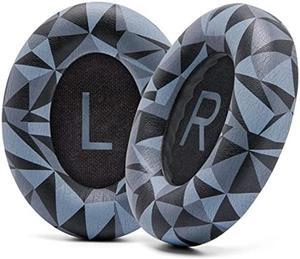 WC Wicked Cushions Upgraded Replacement Ear Pads for Bose 700 Noise Cancelling Headphones (NC700) - Softer PU Leather, Luxurious Memory Foam, Added Thickness, Extra Durable Ear Cushions | (Geo Grey)