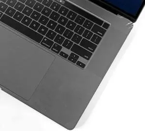 Green Onions Supply Kiss Cover Keyboard/Control Cover for Apple MacBook Pro 16" (2021-2023) - Waterproof, Easy Clean, Grey Silicone