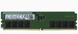 Samsung 16GB (2x16GB) DDR5 5600MHz High-Performance Gaming RAM PC5-44800 UDIMM Unbuffered Non-ECC 1Rx8 CL46 1.1v For Gamers and Power Users Desktop PC Computer Memory Upgrade M323R2GA3DB0-CWM Adamanta