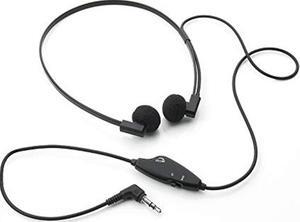 Spectra SP-VC5 3.5 mm Mono/Stereo Dual Speaker Transcription Headset with Volume Control
