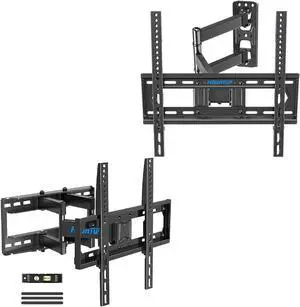 MOUNTUP Full Motion TV Mount and Single Stud TV Mount Bundle
