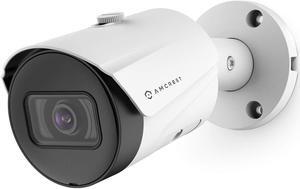 Amcrest UltraHD 5MP Outdoor POE Camera 2592 x 1944p Bullet IP Security Camera, Outdoor IP67 Waterproof, 103deg Viewing Angle, 2.8mm Lens, 98.4ft Night Vision, 5-Megapixel, IP5M-B1186EW-28MM (White)
