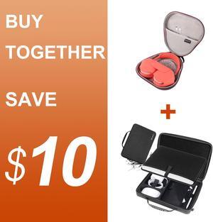 Smatree Hard Carrying Case Compatible with AirPod Max Headphones and Smatree Hard Shell Carrying Case Compatible for 12-13.3 inch MacBook Pro/MacBook Air