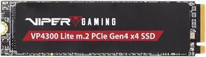 Patriot Memory Viper VP4300 Lite 2TB M.2 PCIe Gen4 x4 SSD, Compatible with PS5