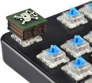 Sucrun One Piece Mechanical Keyboard Keycap Luffy Personality Keycap Nami DIY Handmade Keycap Chopper Artisan keycap for Mechanical Gaming Keyboard(Cherry switches) (Usopp)