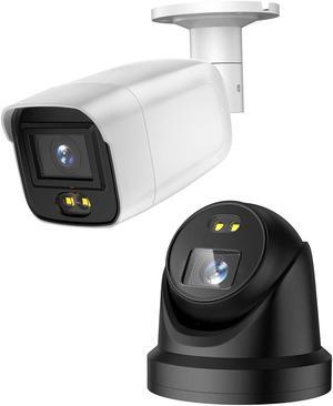 318netech DS-2CD2047G2-LU 2.8mm IP Camera 4MP 2K Colorful Camera Mini Bullet Network Camera bundle DS-2CD2387G2-LU Black 2.8mm HIK IP Camera 8MP 4K Color Night Vision PoE Camera