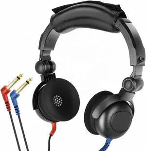 AIERTING Audiometer Earphone Air Transducers Headsets Headphone for TDH39 and DD45 (Black)